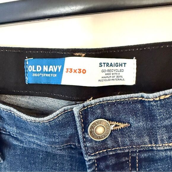 Men’s Old Navy 360 Stretch Denim Straight Leg Jeans in Medium Wash - Picture 7 of 12